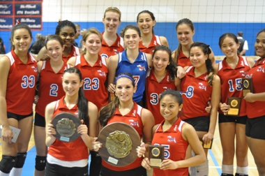 Photo by Stephanie Horan  Back Row: Kiara Pierre, Kelly Flynn, Jen Hussey, Caroline Gorecki 2nd Row: Johary Rivadeneira, Tara O’Rourke, Kaitlyn Sluyk, Jaclyn LaForgia, Caroline Vallone, Kiara Otero, Nicole Tong, Kendra McCalla Front Row (Captains): Caitlin O’Doherty, Talia Colasante, Allison Betito