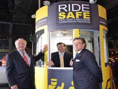 The New York City Taxi and Limousine Commission (TLC) and Greater Jamaica Development Corporation (GJDC) joined with other officials to celebrate the success of the first Ride Safe stand in Queens.