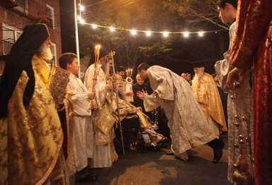 Faithful celebrate Greek Orthodox Great Friday with procession
