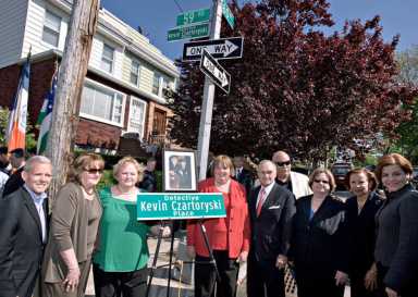 Boro street renamed for cop