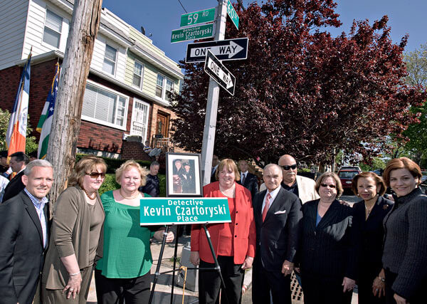 Boro street renamed for cop