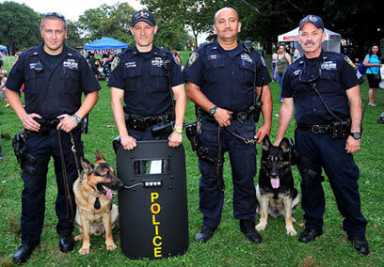 Canine cops guard 114th Night Out