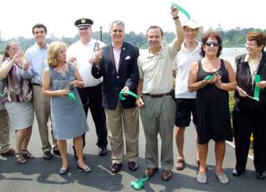 Flushing park path fights heavy flooding