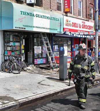 Bravest battle all-hands blaze in Jamaica