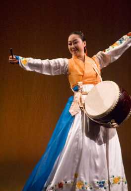 Flushing dance show driven by Korean rhythms