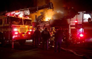 Four-alarm fire in Corona damages three buildings