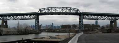Kosciuszco Bridge from east