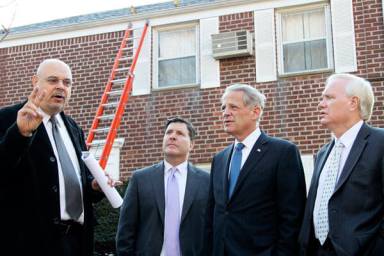 Rep. Israel joins boro leaders to fight for federal grant money in wake of Sandy
