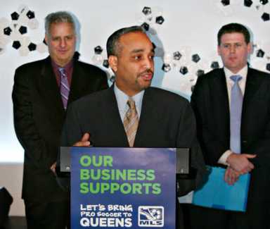 MLS sees stadium plan as biz boon for Queens