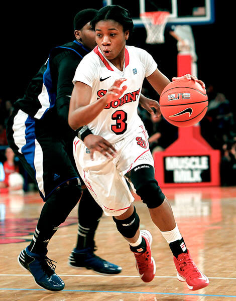 St. John’s women hit stride on court