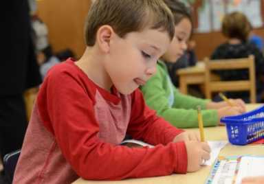 Deborah Alexander’s son, Augustus Alexander, a G&T Kindergartener at PS 150 Courtesy of Deborah Alexander