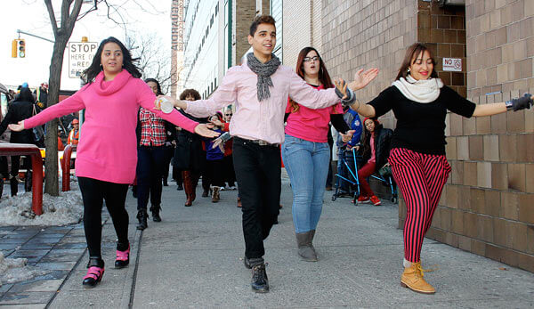 LaGuardia College holds anti-violence V-Day dance