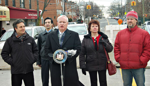Lawmaker displays road rage at long-closed Flushing bridge