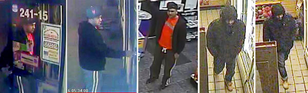Police hunt for gas station robbers in Bellerose