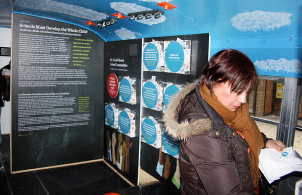 Coalition creates bus for education reform