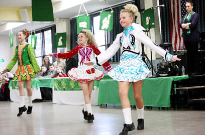 Fitzpatrick Academy of Irish Dance paints Whitestone green