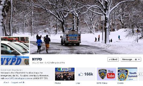 nypd social media