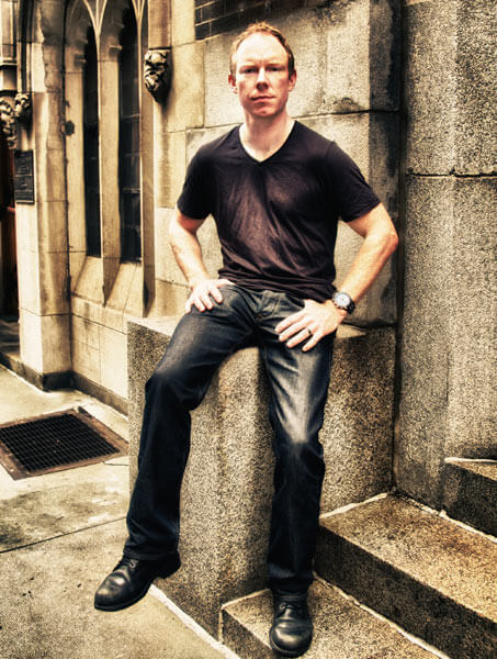Radio personality Richard Christy on the edge of Queens