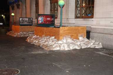 sandy subway