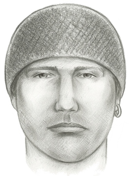 Police released this sketch of the man suspected of Friday’s sexual assault in Forest Hills Park.