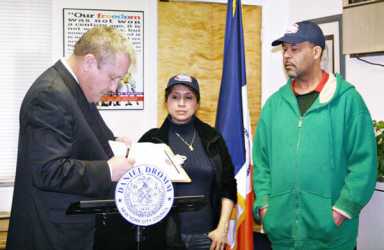 Dromm, union battle Trade Fair over wages