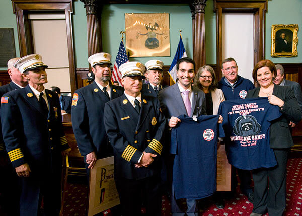 Hurricane Heros: Volunteer firefighters honored for work during Sandy