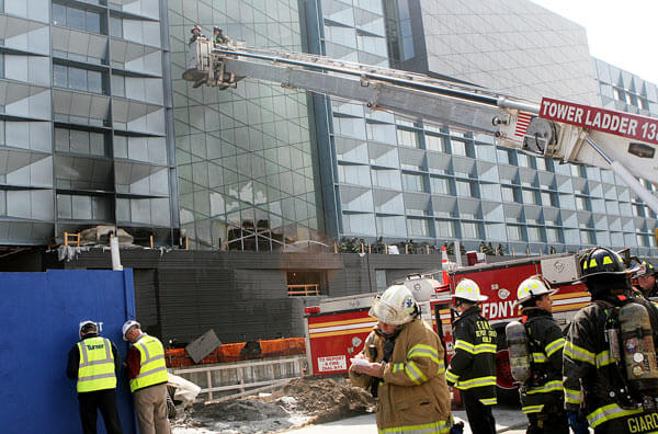 Police Academy opening not altered by brief blaze