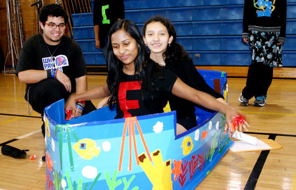 Engineering floats students’ boats at Jamaica HS campus