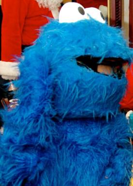 Cookie Monster commutes from Queens