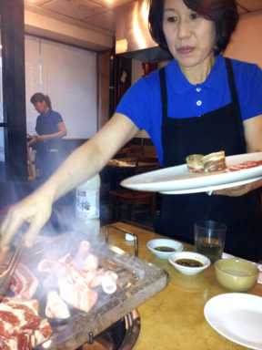 Head up to Murray Hill for Korean-style BBQ pork