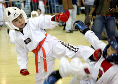 Karate kids get kick out of free Flushing tournament