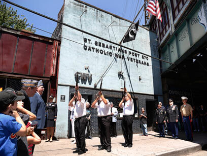 Woodside celebrates its soldiers