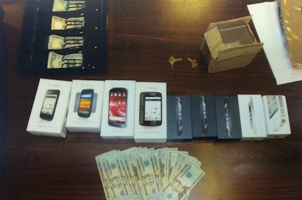 Cash and Phones recovered