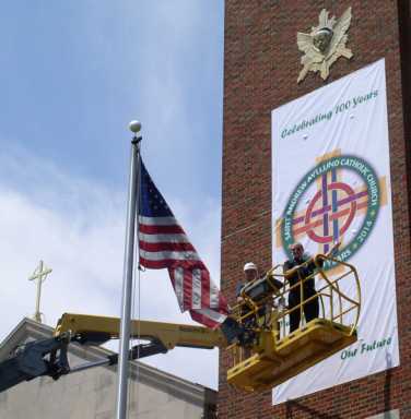 Banner day in Flushing