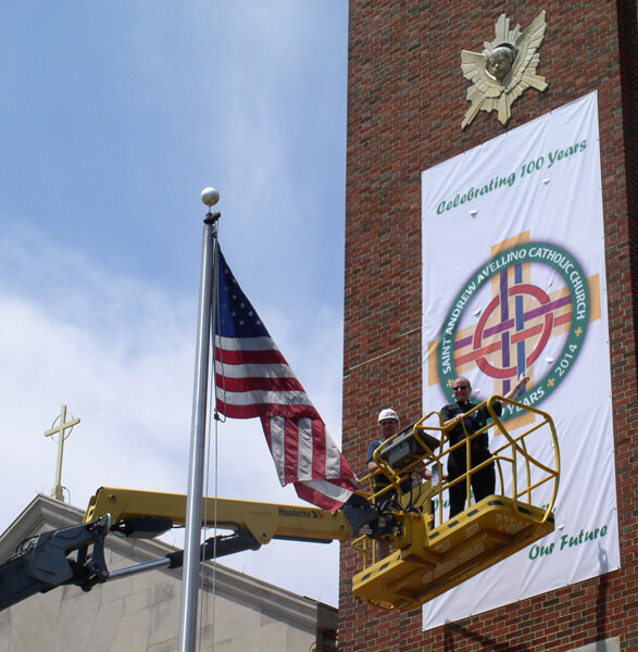 Banner day in Flushing