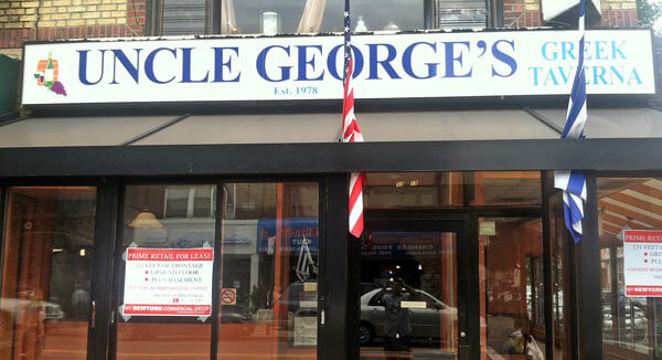 Uncle George’s Greek Tavern closes its doors: City Marshal’s Office