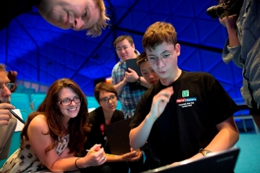 Computer coding workshop for NYC youth