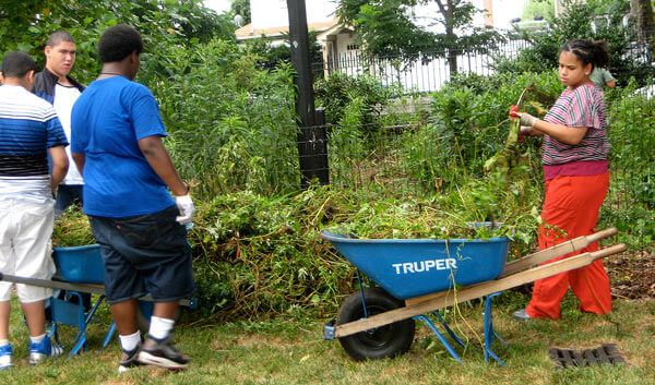 Parks crews restore sacred Flushing site