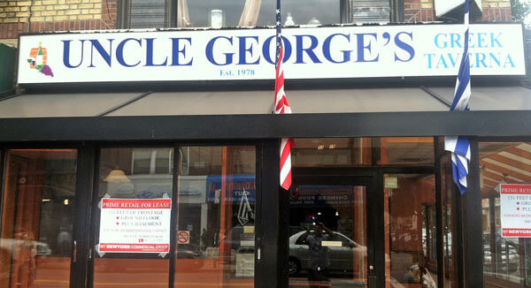 Uncle George’s Greek Tavern closes after $55G rent dispute