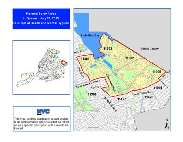 City to spray for West Nile in northeast Queens