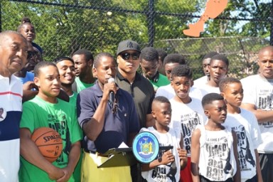 LL Cool J came to his 9th annual Jump and Ball Tournament.