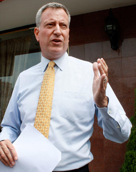 De Blasio touts plan to support small biz in boro
