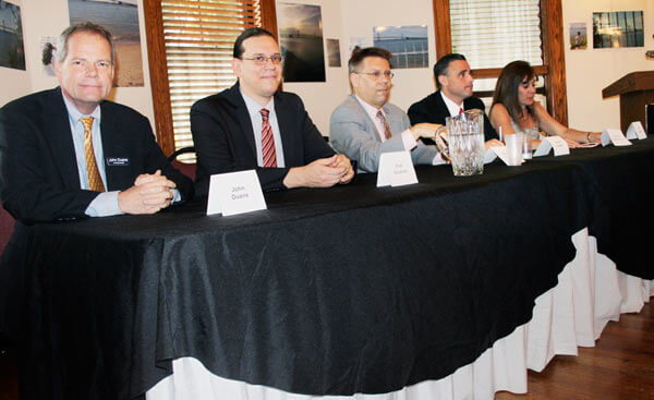 Candidates for Halloran seat discuss development