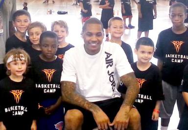 Melo’s basketball camp  draws youth to borough