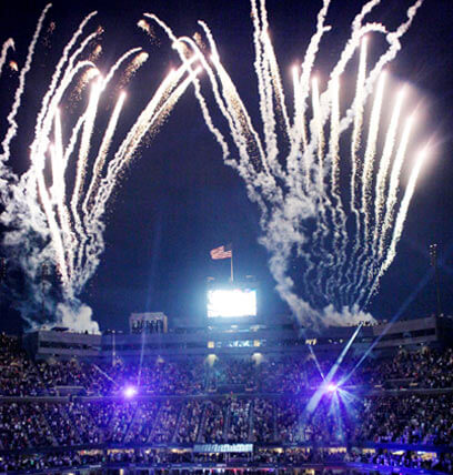 US Open: Two-week tournament begins with fireworks, celebrities