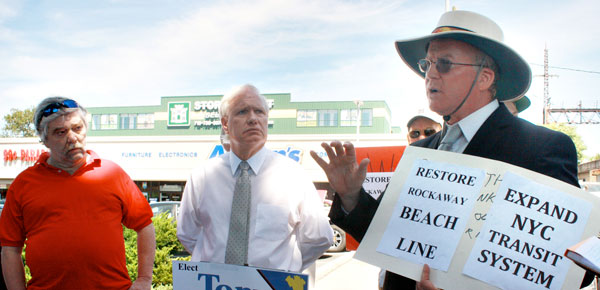 Avella supports reactivation of old Rockaway train line
