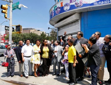 Flushing street co-named for late civil rights activist