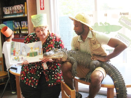 Wild Librarian Reads to Gator