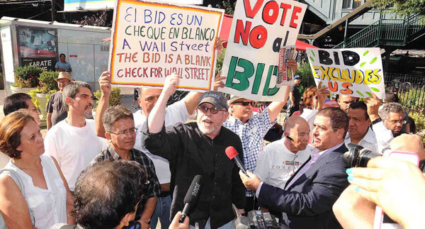 Businesses fight Jax Hts BID plan
