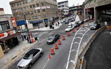 Motorcycle kills woman crossing plaza: NYPD